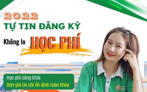 Học phí bậc Đại học Chính quy khóa nhập học 2022